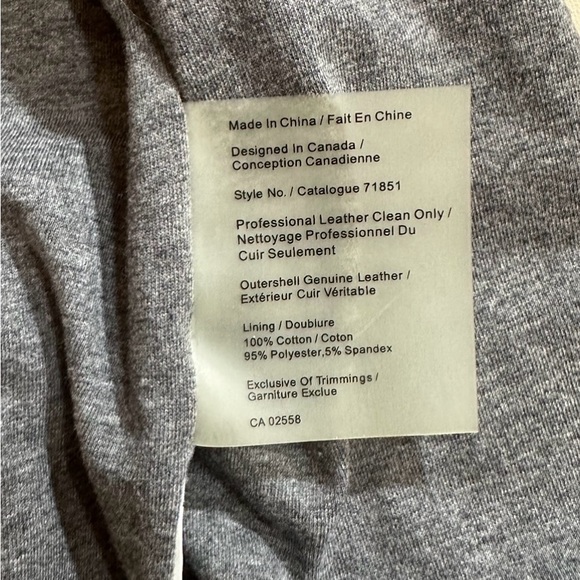 Wilson's Genuine White Leather Hoodie Jacket Woman's Size Large Zipper Front - Picture 13 of 16